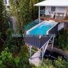 Villa Homestay Outdoor Fiberglass Container Swimming Pool with Constant Temperature Control