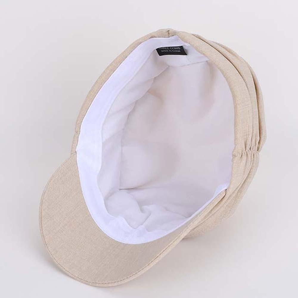Vintage Looking Peaked Flat Cap British Style Sun Protection Hat Performances