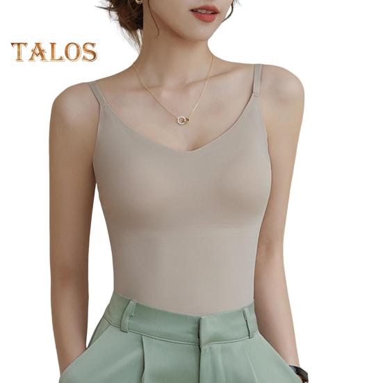 

Женское нижнее белье с регулируемыми бретелями, эластичный жилет с нагрудной подкладкой, жилет из ледяного шелка без следов M