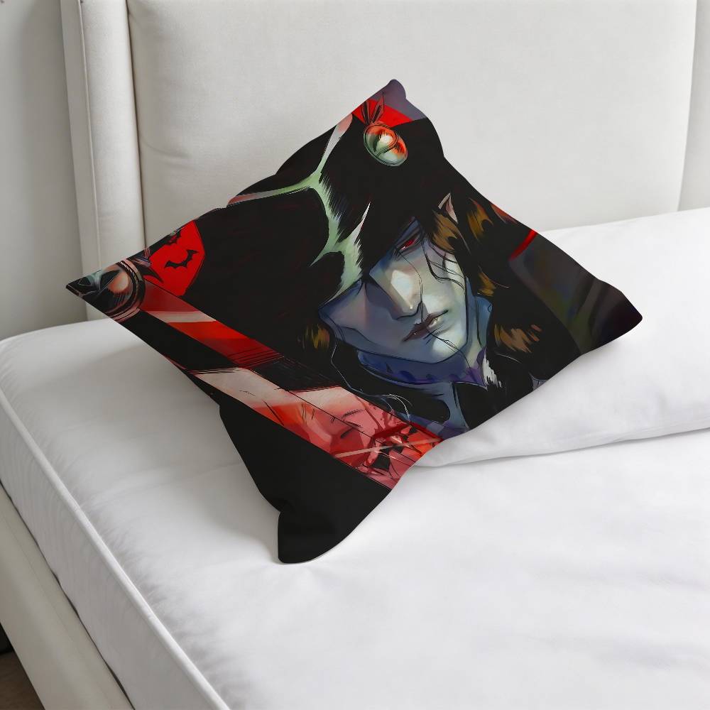 VVampire Hunter D Fashion Square Pillow Case Durable Throw Pillow Cover for Sofa Couch Chair