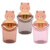 Bear Storage Cup Wall Mount Toothbrush Toothpaste Cup Holder Case Storage Cup Rack Stand Child Home Bathroom Accessories