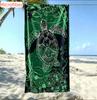 Vibrant Tropical Red Sea Turtle Beach Towel Quick Dry Soft Microfiber Towel for Beach Days Getaways & Lively Poolside Lounging