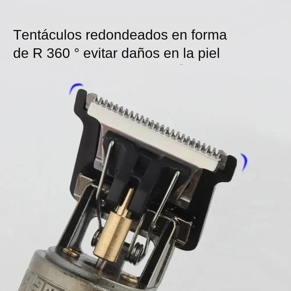 1-5PCS New T9 USB Charge Electric Hair Clipper Shaving Head Carving Electric Shaver Electric Pusher Hair Trimmer for Men Care