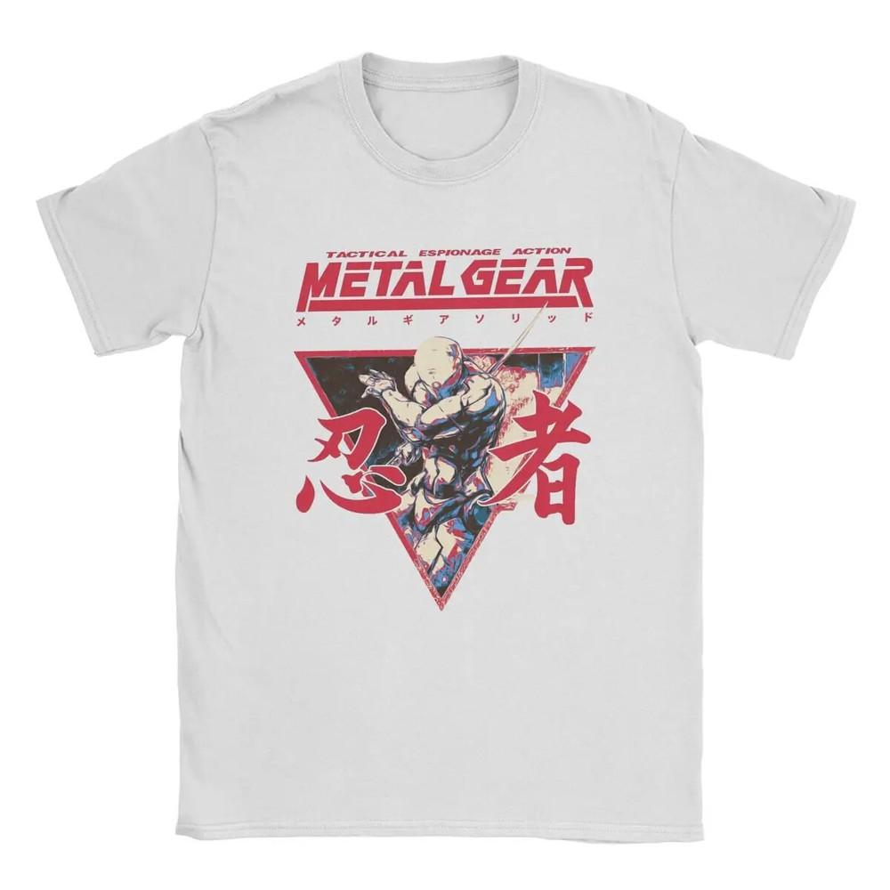 

Novelty Game Metal Gear Solid Option C TShirt for Men Round Collar T Shi Unisex T-Shirt XXXXL
