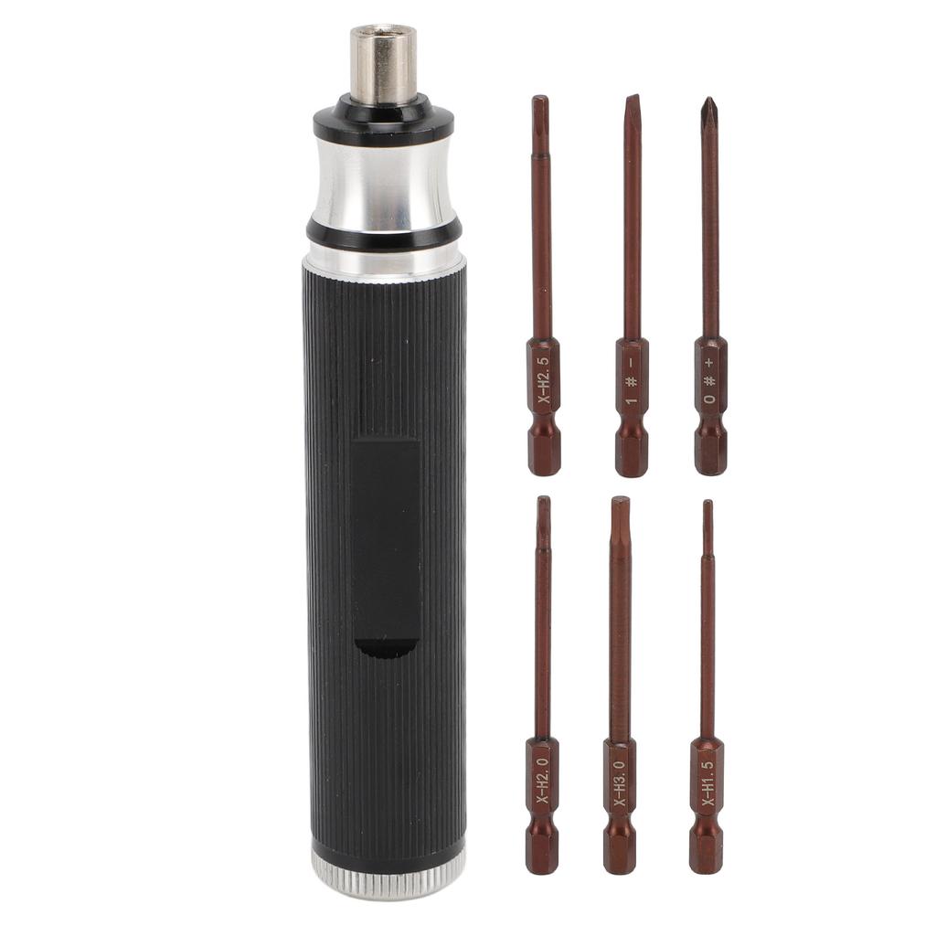 6 In 1 RC Hex Screwdriver Set 1.5 2.0 2.5 3.0mm Slotted Screwdriver Metal RC Tool Set for E REVO
