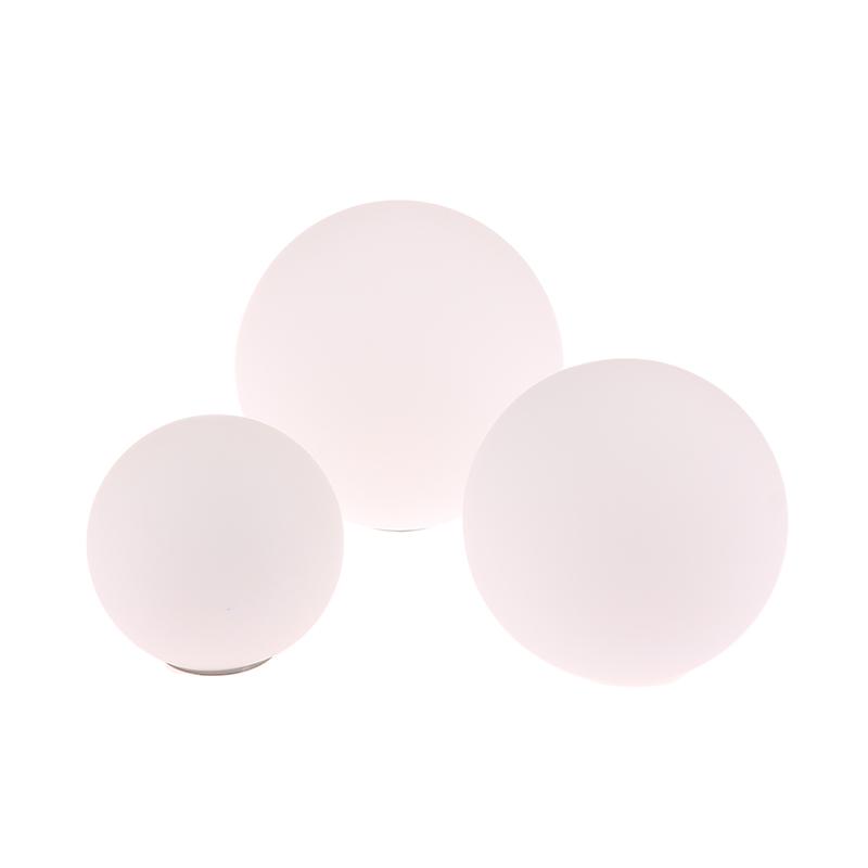 Weißer Lampenschirm aus Glas für E14/E27-Glühbirne, Öffnungszubehör, Ersatzglobus oder Lampenschirm aus Glas