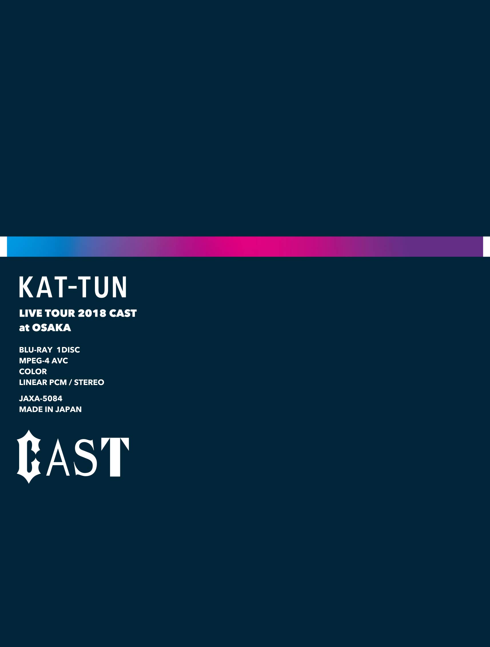 

LIVE TOUR 2018 CAST ограниченный KAT-TUN (Blu-ray издание)