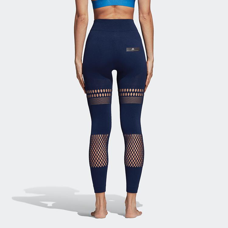 Adidas X Stella McCartney Warpknit Tight Breathable Mesh Yoga Leggings Women Leggings Deep-Indigo CZ1741