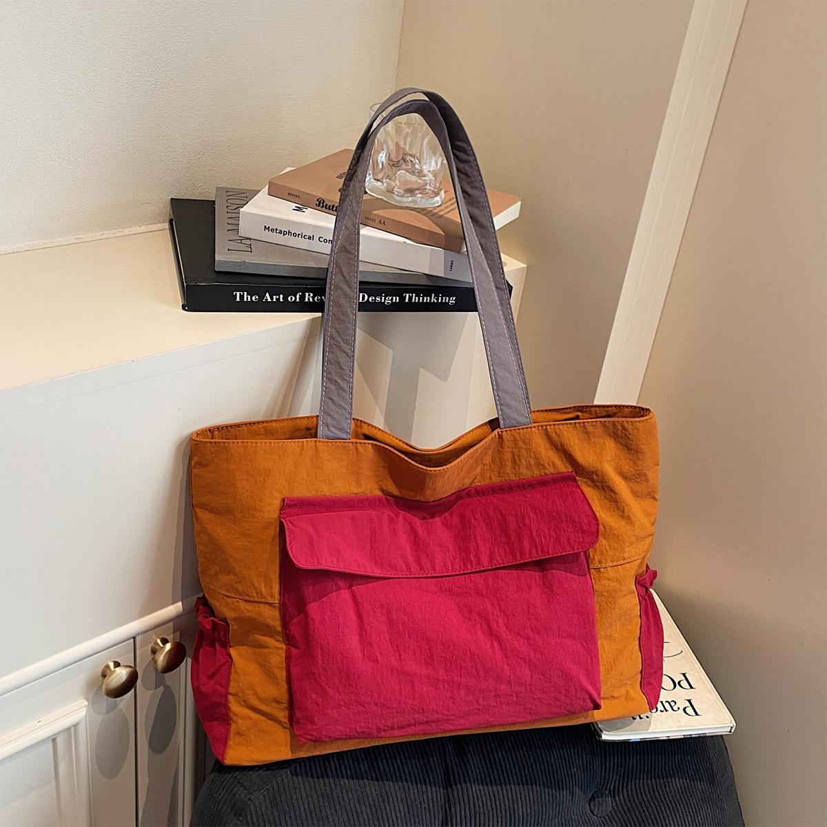 

Student Tote Bag, Book Bag, Tutoring Bag, Handbag, Female Tutoring Bag, Tote Bag, High School Student Class Bag, School Bag for Women