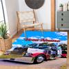 Peterbilt Heavy Trucks Customized Name Floor Mat Suitable for Game Room Entryway Living Rooms Outdoor Antislip Carpet Anime Office Decor