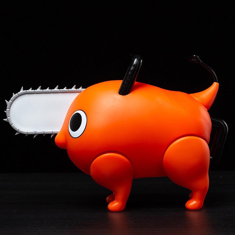 Chainsaw Man Fever: Medium Pochita Chainsaw Dog Figure with Movable Limbs!