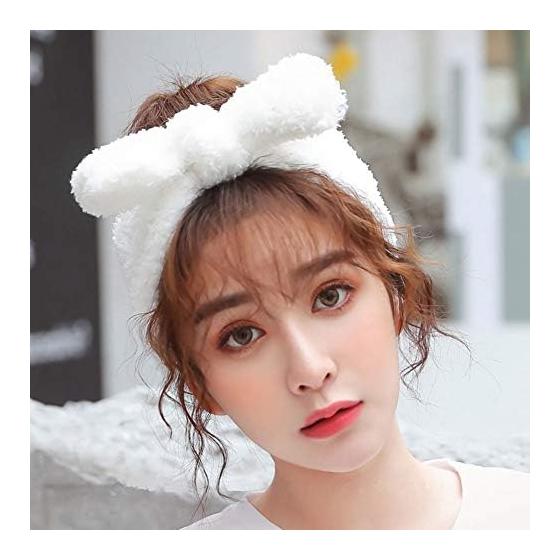 Soft Hair Band Set for Face Wash and Makeup, 2 Pcs Bath Headband