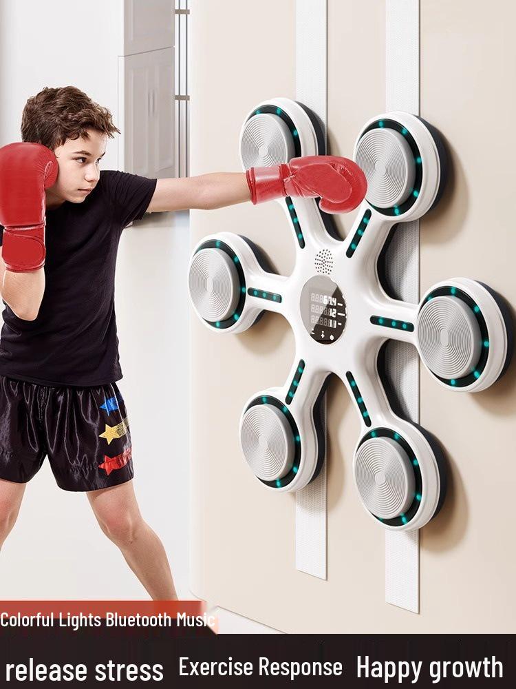 Dětský chytrý hudební boxovací nástěnný terč pro domácí trénink