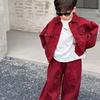 Boys' Autumn Outfits Children's Loose Korean Style Trendy Boys' Spring and Autumn Handsome Denim Two-Piece Set Cool