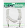 Câble audio - inline - 99942w - 3,5mm mâle - 2 m - plaqué or - blanc