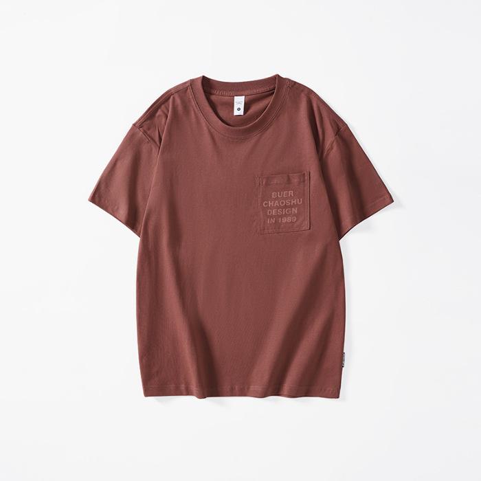 American Retro Short-sleeved T-shirt for Men's Summer New Round Neck Loose Large-size Half-sleeved Shirt