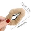 Sweet Hollowout Cloud Hairpins Duckbill Clip Hair Barrettes Plush Hair Clip for Women Elegant Hair Styling Accessories