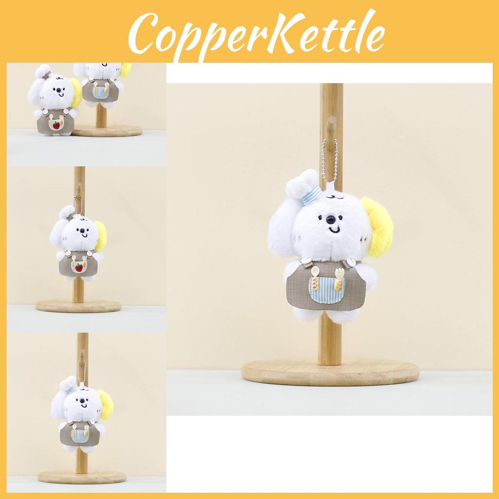 Sweet And Cuddly Plush Dog Keyring Charming Stuffed Animal For Bag Decoration