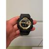 Used CASIO G-SHOCK Digital Watch Black Gold
