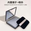 Face Oil Absorbing Paper with Puff & Mirror, Portable Velvet Oil Blotting Sheets, 100 Sheets Per Box, Instant Matte Finish, Makeup Setting & Touch Up