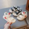 Kids Open-Toe Sandals With Hook Loop Closure Beach Water Shoes Toddlers Children