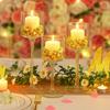 DomeStar 550PCS Gold Vase Fillers, Acrylic Fake Crushed Ice Fake Rocks Gold Nuggets Gems Plastic Diamonds for Vase Fillers Centerpiece Table Scatter