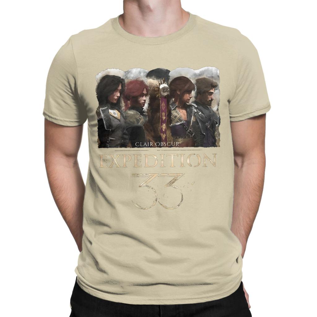 Men Women Printed Clair Obscur Expedition 33 Game Printed T Shirt Tee Cotton Tshirts Clothing Comfortable Breathable Cotton