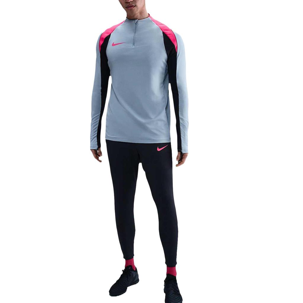 Nike Dri-Fit Strike Fashionable Versatile Trendy Moisture-Wicking Football Pants Men bottoms Black Pink FN2406-016