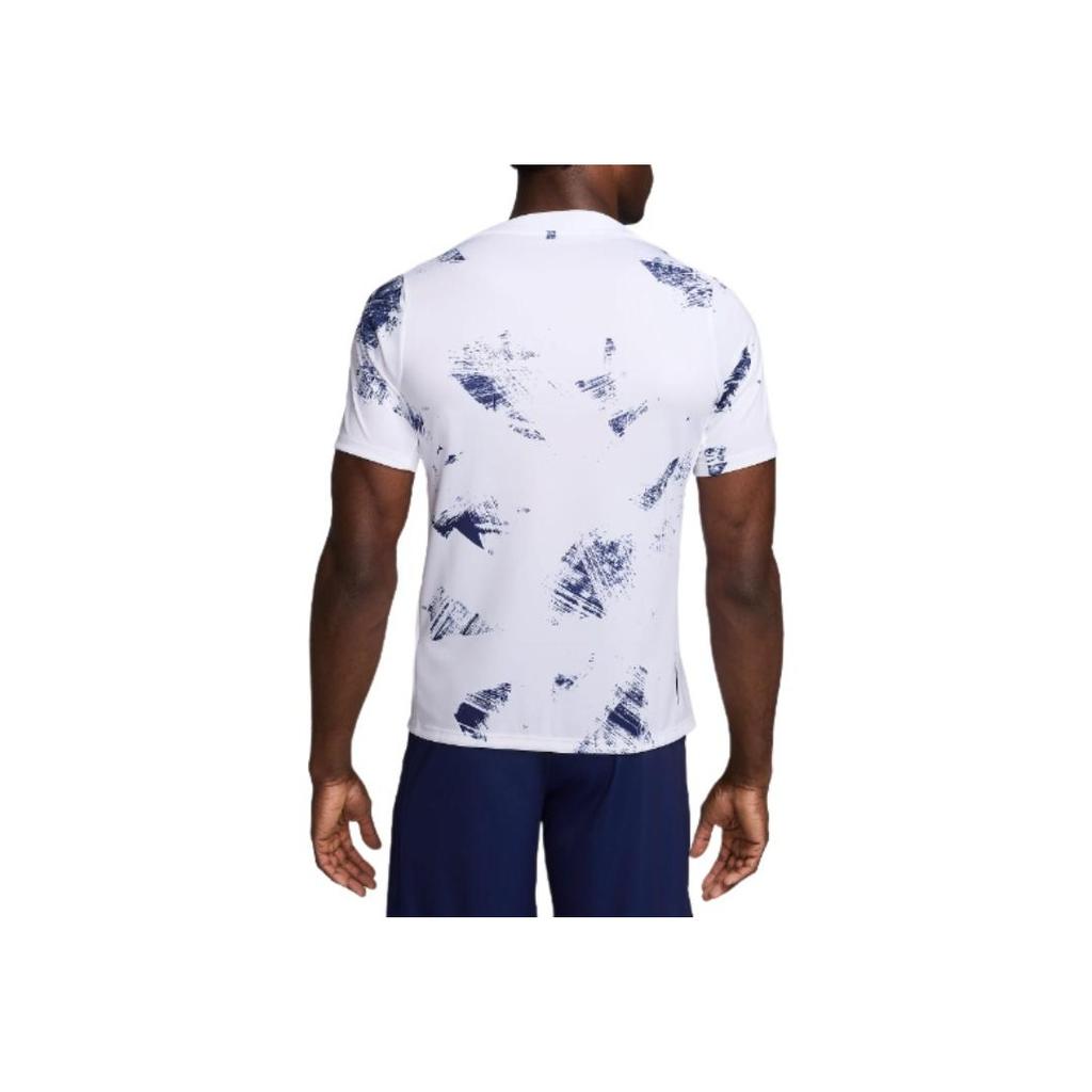 Nike Letter Pattern Printed Crew Neck Fitted Short Sleeve T-Shirt Men T-Shirts White FN9656-101