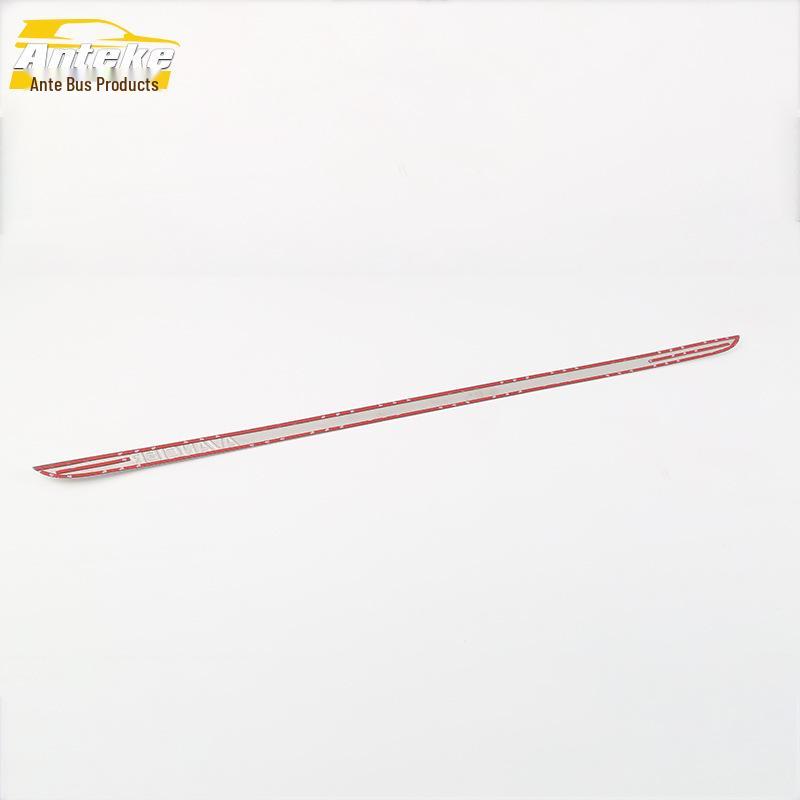 Avancier Tailgate Trim: Rear Trunk Bright Strip & Bumper Scuff Plate for 16 Models