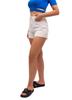 Kurze Jeans-Shorts Damen Jeans-Shorts Bermuda Weiß 36 S Firi