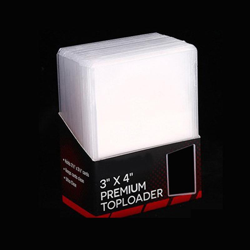 25/100Pcs 3 X 4 Inch Clear Rigid Toploaders With Scratch Proof Surface Perfect For Protecting Sports Trading Collectible Cards
