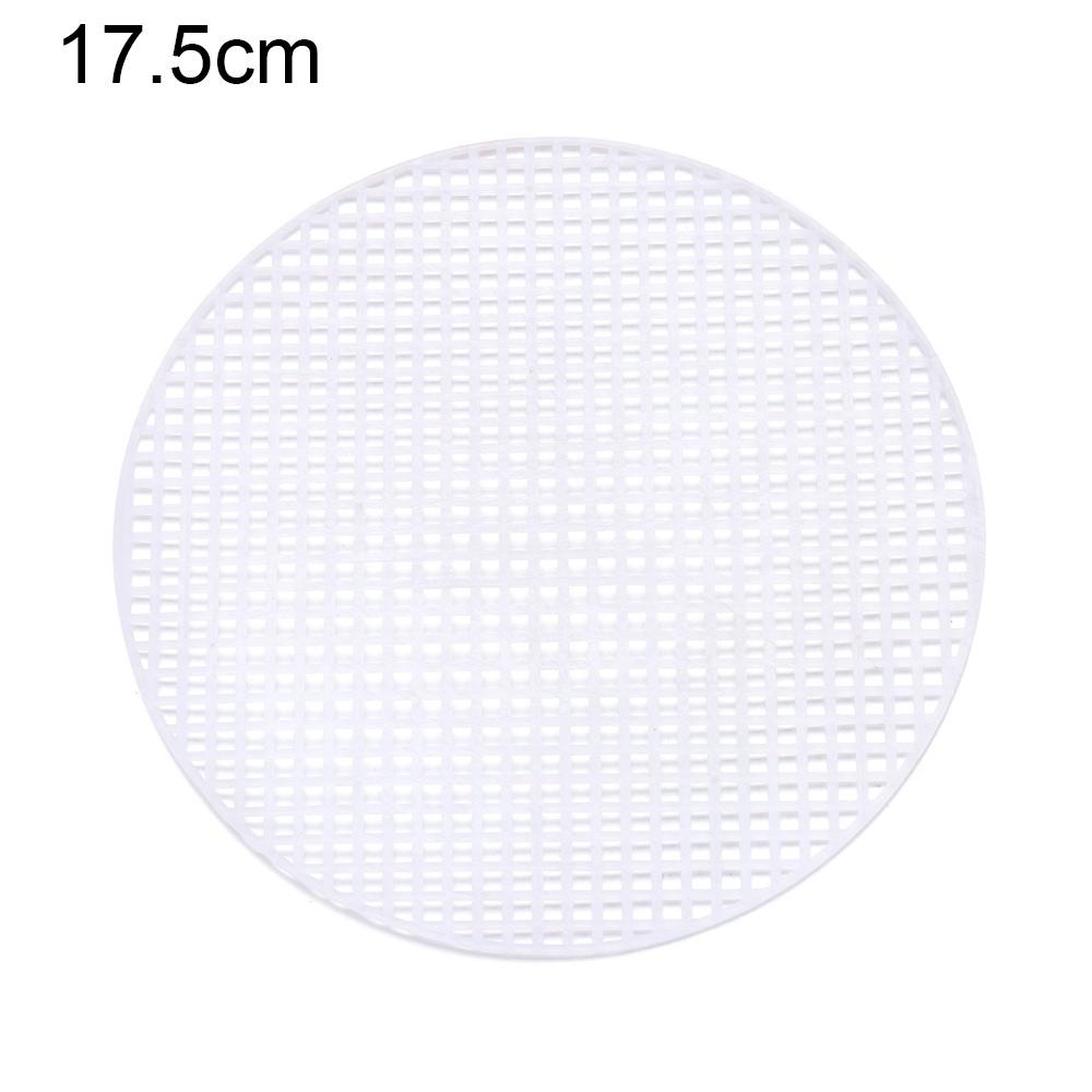 Round Grid Board for DIY Bag Plastic Knitting and Weaving Helper Knit Sheet Easy Knitting Accessories Hand Bag White Net Cover