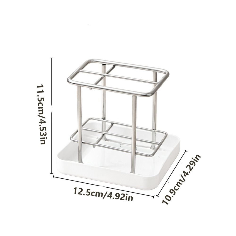 Stainless Steel Stainless Steel Toothbrush Holder Simple Design Toothbrush Toothpaste Stand Home