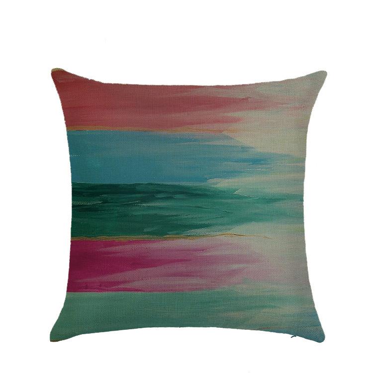 Geometric Pillow Cover, Abstract Line, Home Living Room, Sofa Cushion Cover, Bedroom Bedside Pillow Cover