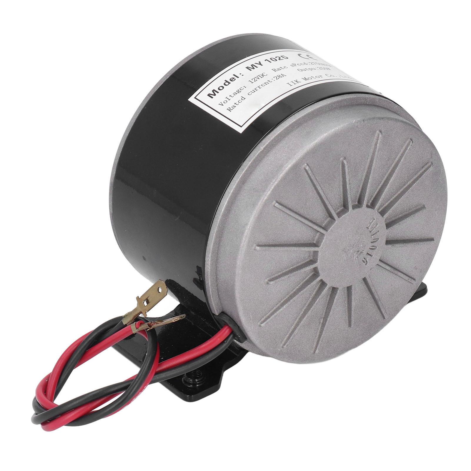

MY1025 12V 250W High Speed Brushed DC Motor 2750rpm High Efficiency Aluminum DC Electric Motor for Electric Scooter