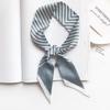 small silk scarf simple stripe women's for Women, Aesthetic Hairband , Daily Party Holiday Gift Trendy