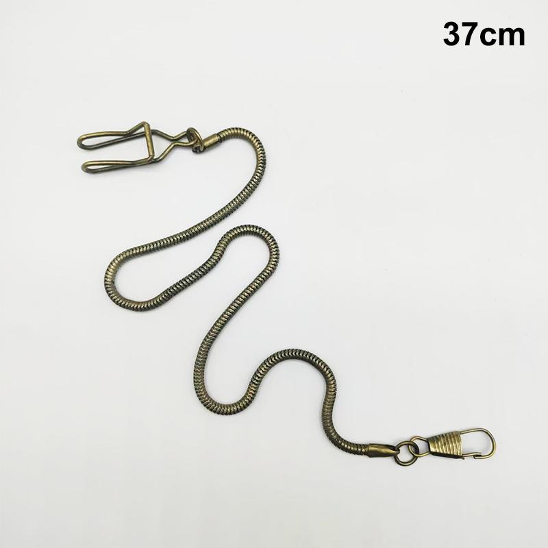 Iron Mechanical Pocket Watch Chain 37Cm Fob Chain For Men Or Women Jewelry Accessories Pocket Watch Chain