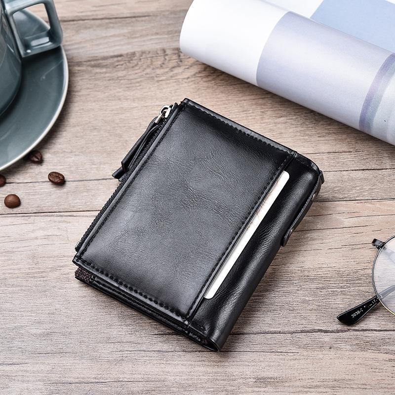 LIGYM Mens purse vertical section zipper multifunction zero Purse LIGYM Mens purse vertical section zipper multifunction zero Purse