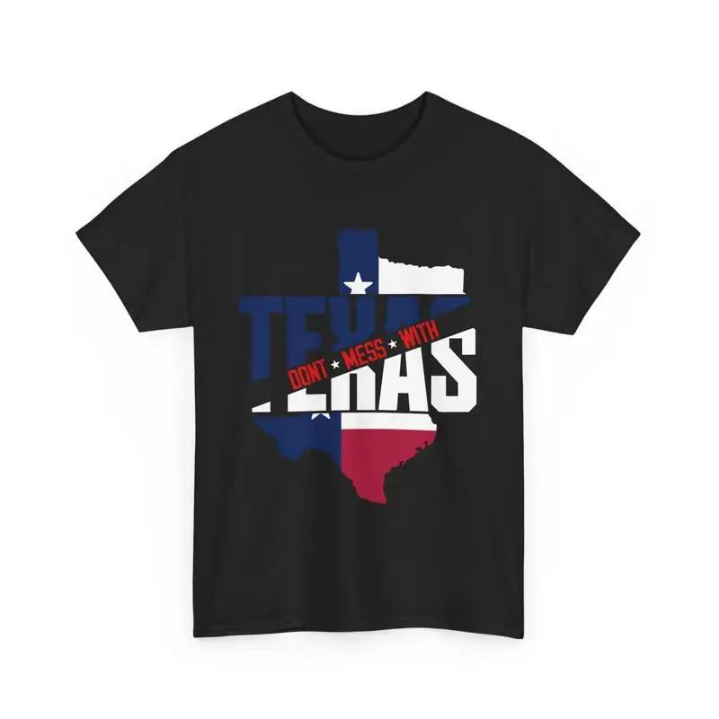 Texas Map Patriotic Texan Don t Mess With The T Shirt S разноцветный