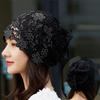 Women's Summer Lace Slouchy Hat - Breathable, Stylish, Thin White Hair Cover