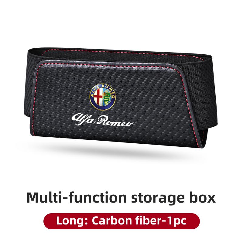 For Alfa Romeo Car Multi-functional ONDS Storage Box Cards Phone Key Pocket Self Adhesive For Alfa Romeo 159 Giulietta Giulia 147 Mit