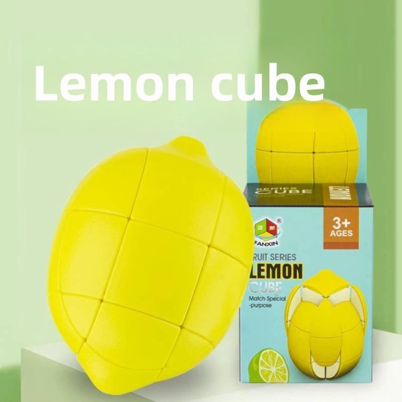 Fruit Shape Puzzle Cube With Plastic Material For Early Education Kids