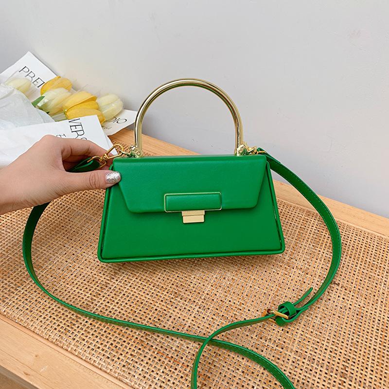 Simple Solid Color Girls Shoulder Bag Fashion Texture Girls Handbag Niche Design Ladies Crossbody Bag