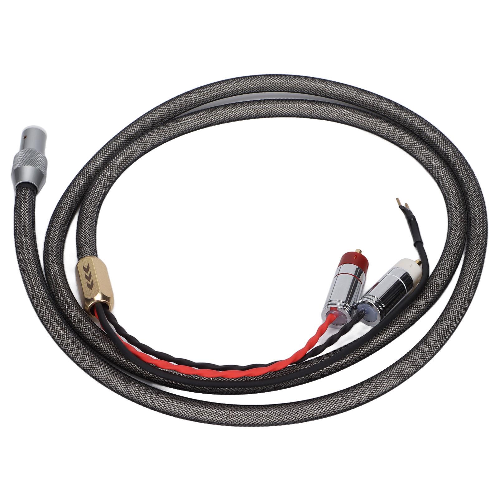 

Xangsane XS‑0609 Кабель для тонарма из винила, посеребренный, кабель LP RCA на 5-контактный XLR с заземлением 1m / 3.3ft