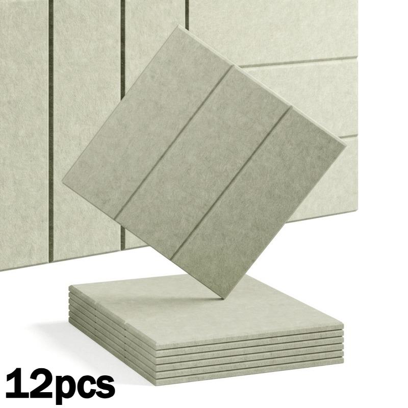 12pcs Large Arched Felt Bulletin Board, Self-Adhesive Notice Board, Foldable Decorative Felt Pin Board, Decor Soundproof Panel