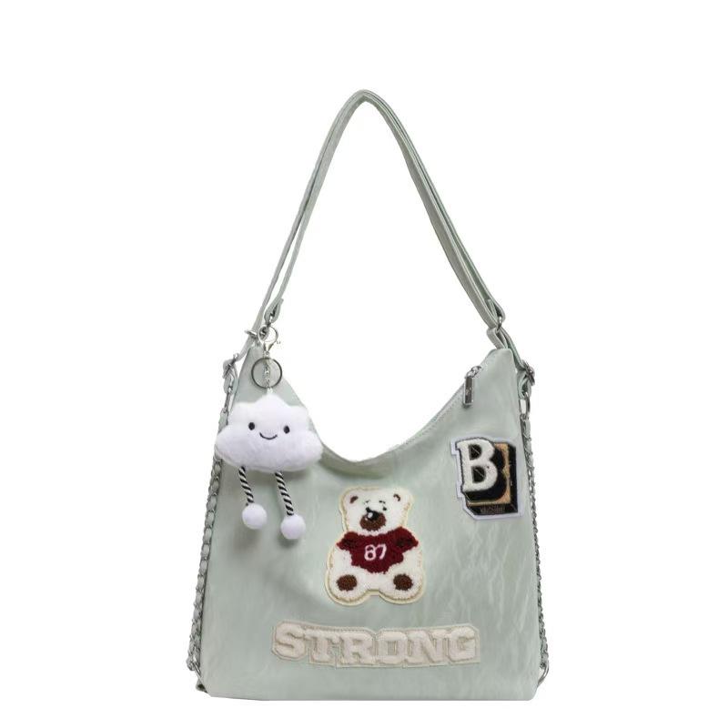 

Модные женские сумки, вместительные сумки через плечо для поездок на работу, трендовые сумки и высококачественные рюкзаки. зелёный