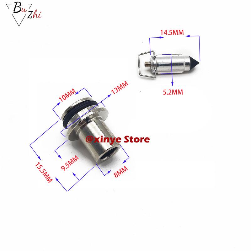 Carburetor Repair Kit Pilot Screw Jet Needle Float Valve Gasket vacuum diaphragm for Suzuki Bandit  GSF400 GK75A 91-97 GSF 400