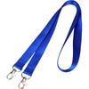 Nieuw Dubbel Metalen Haak Lanyard met 2cm Breedte Conference ID Badge Nekband Voor Tentoonstelling Kaarthouder Werkvergunning Ophangtouw