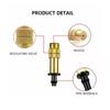 5pcs Adjustable Copper Misting Nozzle Garden Patio Water Mister Garden Lawn Water Sprinkler with Connect the 4/7mm Hose